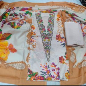 জমজম সুইস কটন থ্রি পিস